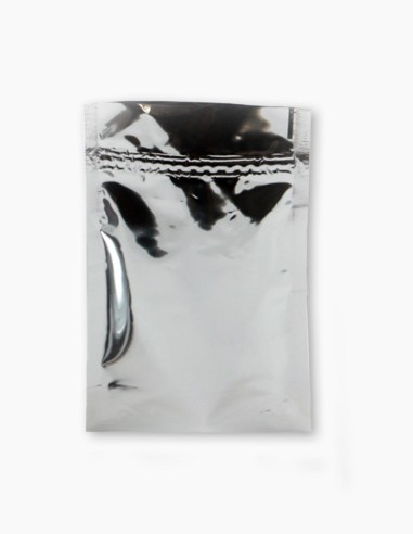 zip lock bags.  Flat Metallic PET bags. 25 gr o 750 gr.  Aluminium foil bags. Conservatis