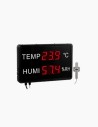 Thermometer. Hylllgrometer. Digital thermometer. Wall mounting. Conservatis
