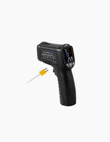 Digital thermometer. Temperature meter. Thermometer. Surface tester with laser pointer. Conservatis