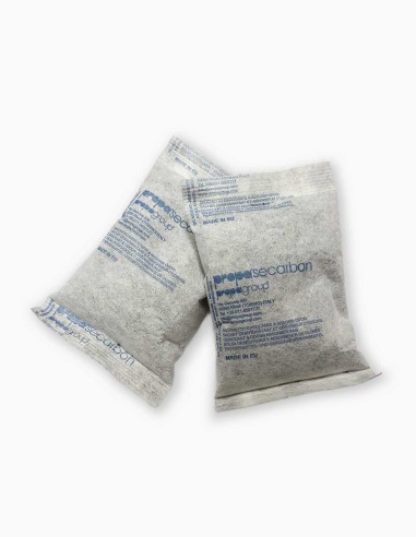 Desiccant. Neutralisateur d'odeurs. Sac déshydratant et charbon actif. Sachet. Propasecarbon - Conservatis