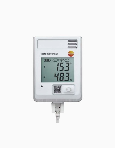 Testo Saveris 2-H1. Datenlogger Temperatur und Luftfeuchte. Mit Display oder Bildschirm. Conservatis