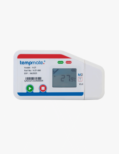 Tempmate M2. Registador de dados. Temperatura e humidade. Conservatis