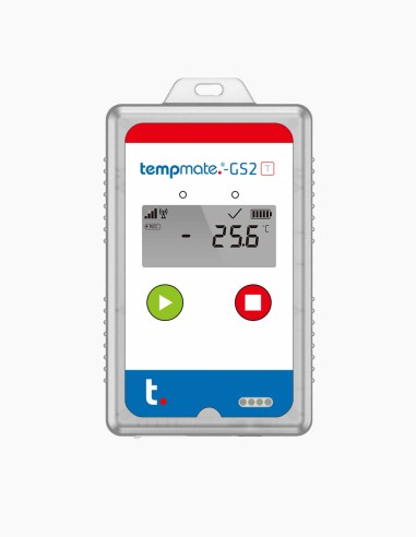 Tempmate GS2. Registador de dados. Datalogger. Em tempo real. Conservatis