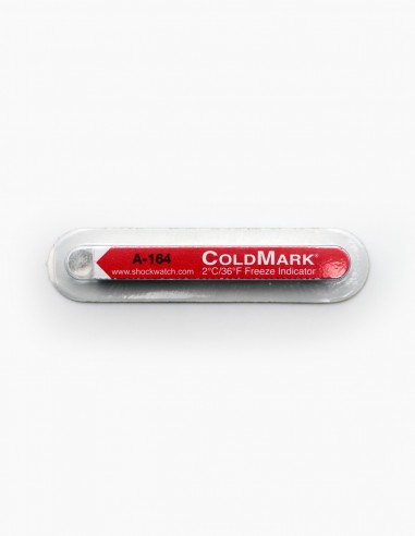 Shockwatch. ColdMark. Temperature Indicator.
Different temperature ranges available.
Cold chain - Conservatis