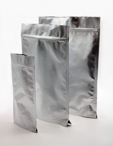 zip lock bags. DoyPack- Stand Up Bags - Laminated aluminum. Aluminium bags - Conservatis