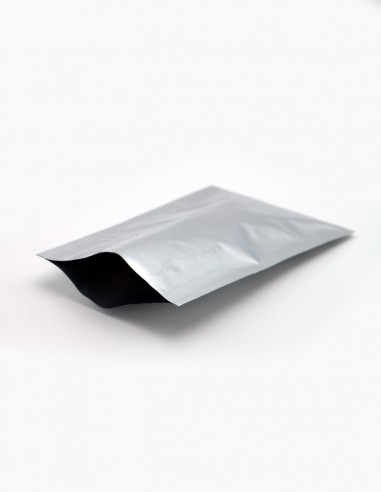 Aluminium foil bag packaging isolated on white Vector Image