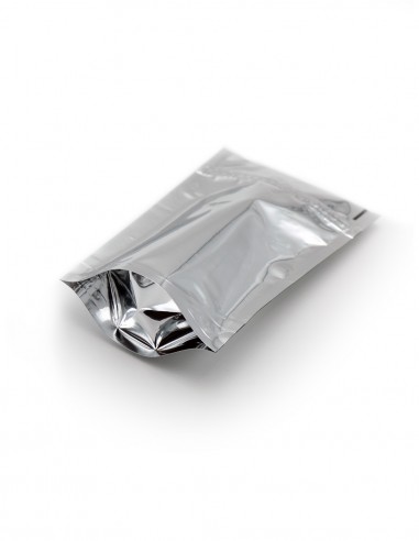 Sac Doypack sans zip Transparent / Gris Argent - inpak emballage