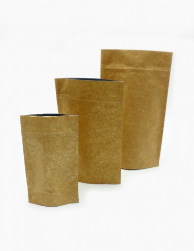 Doy Pack Laminated Kraft Aluminum Stand Up Bags