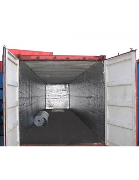 Rouleau isolant thermique pour container maritime longueur 50 M x1.20  mètres 6 mm