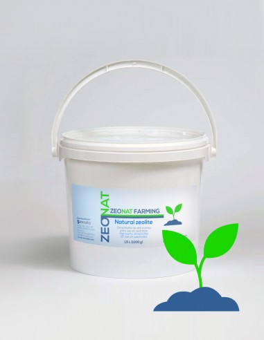 Zeolita Natural para cultivo de plantas y jardines ZEONAT FARMING. Zeolitas. Comprar online. Conservatis